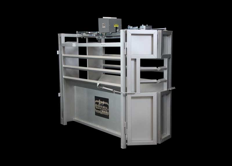 Combination Steer and Calf Roping Chute