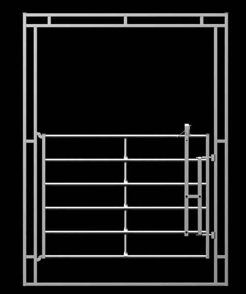 WM06 6' Wide Walk-Thru Gate